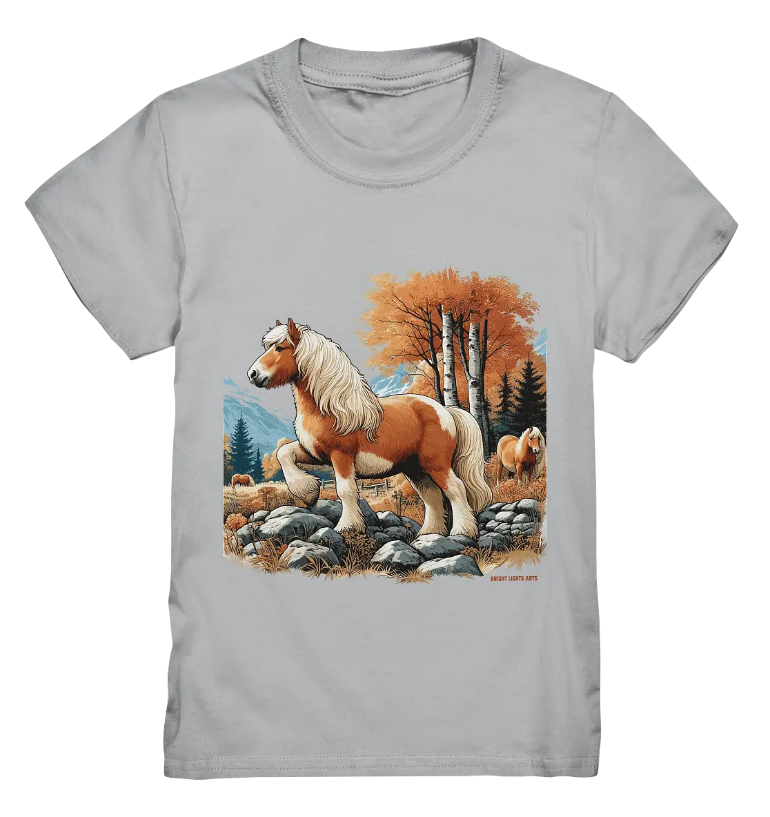 Haflinger - Kids Premium Shirt Bright Lights Arts