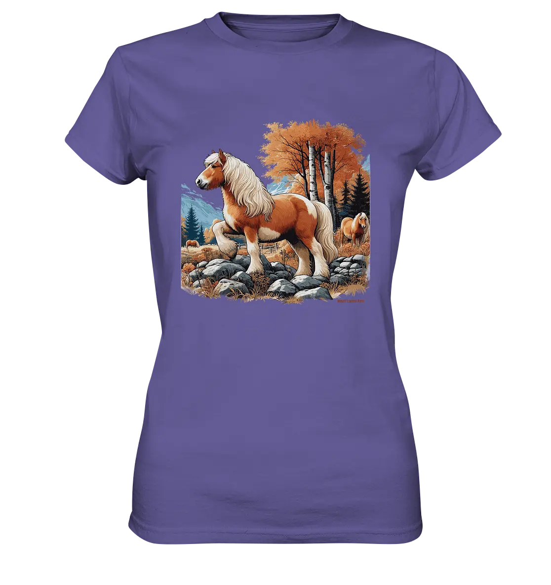 Haflinger - Ladies Premium Shirt Bright Lights Arts