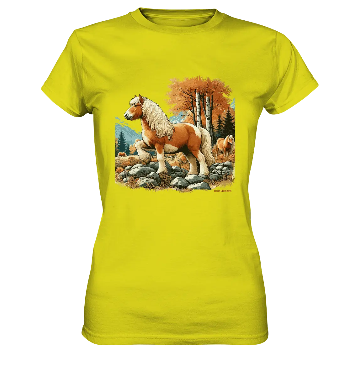 Haflinger - Ladies Premium Shirt Bright Lights Arts