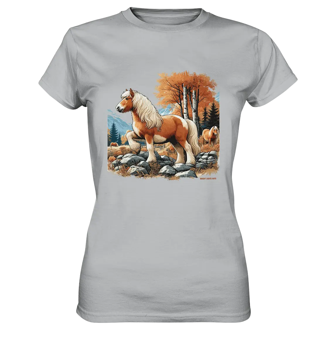 Haflinger - Ladies Premium Shirt Bright Lights Arts