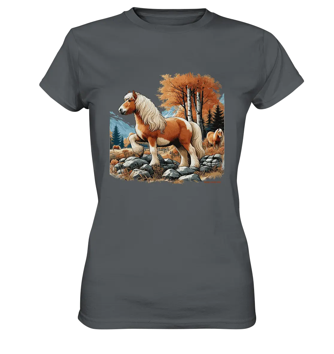 Haflinger - Ladies Premium Shirt Bright Lights Arts