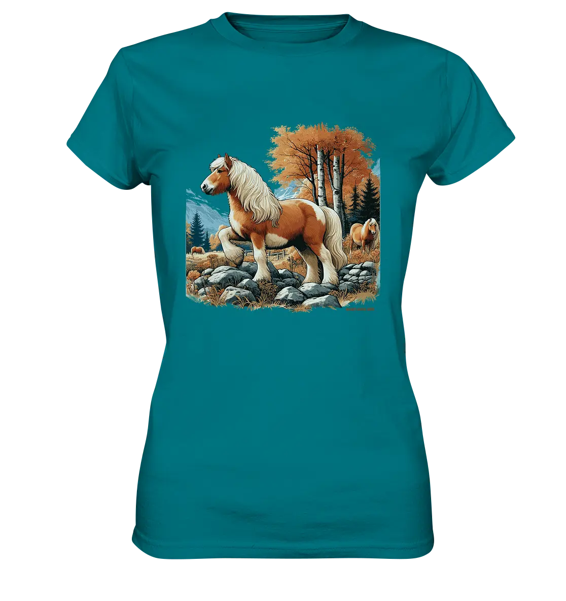Haflinger - Ladies Premium Shirt Bright Lights Arts