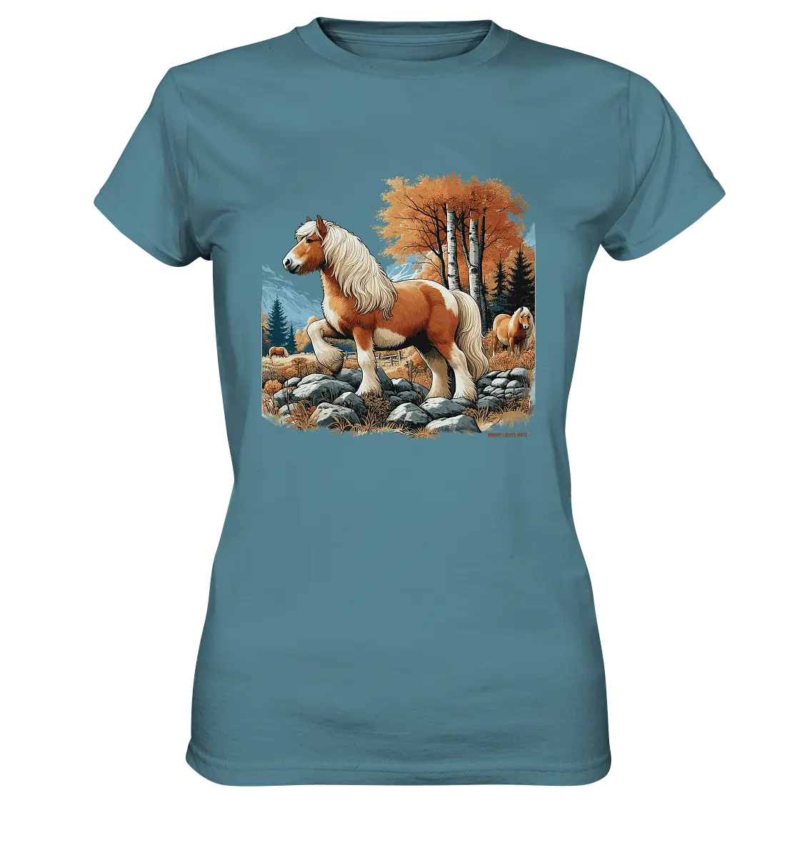Haflinger - Ladies Premium Shirt Bright Lights Arts