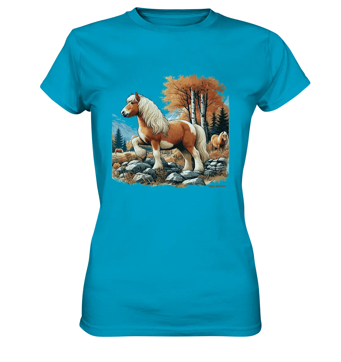 Haflinger - Ladies Premium Shirt Bright Lights Arts
