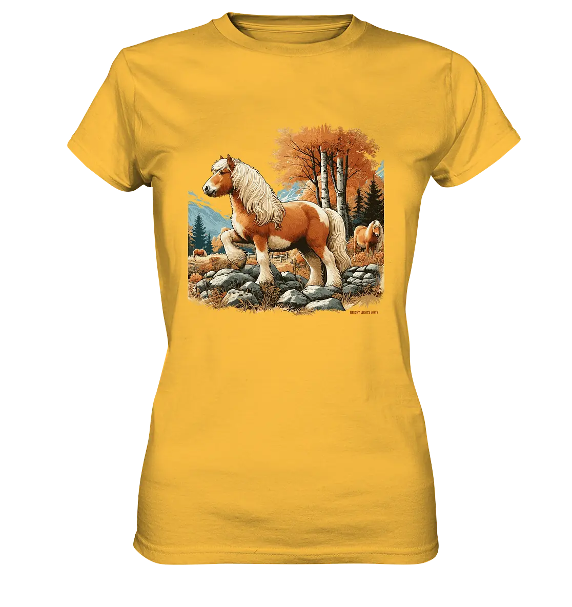 Haflinger - Ladies Premium Shirt Bright Lights Arts