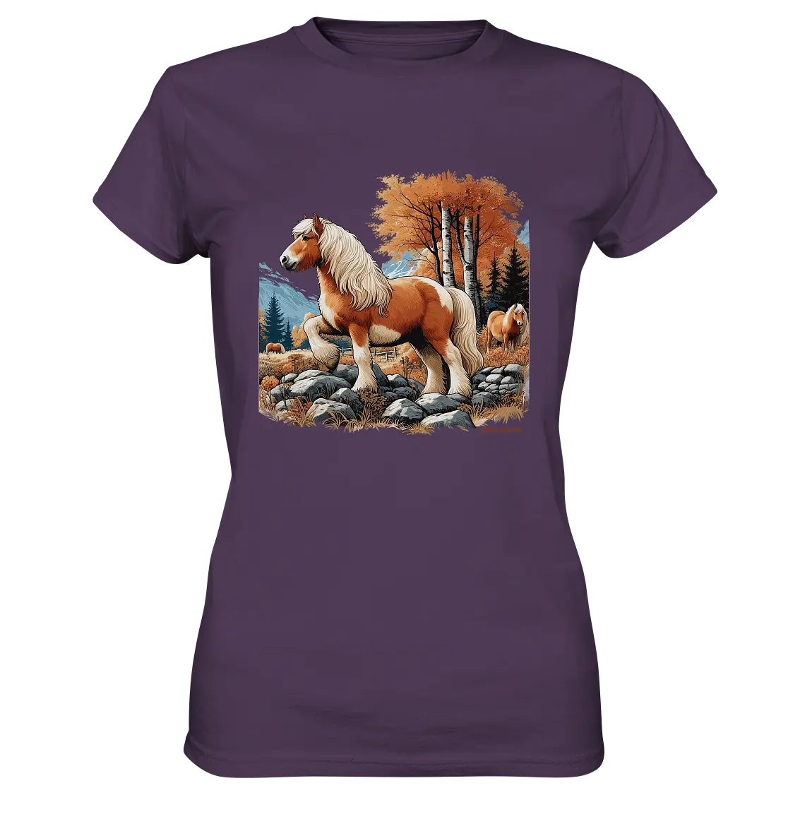 Haflinger - Ladies Premium Shirt Bright Lights Arts
