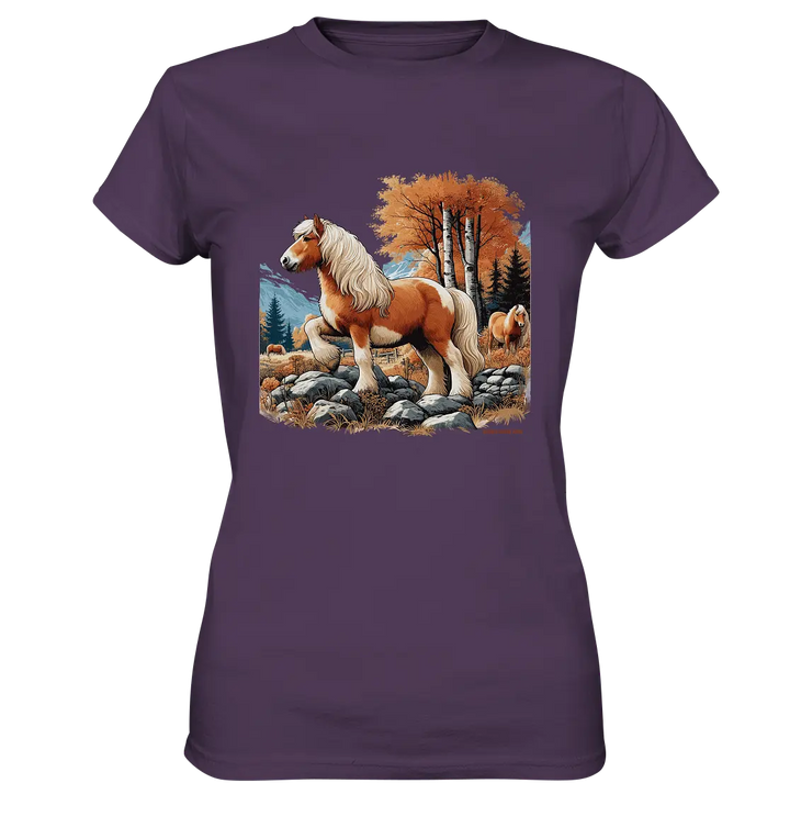 Haflinger - Ladies Premium Shirt Bright Lights Arts