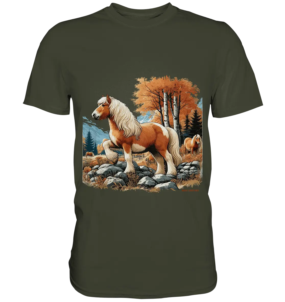 Haflinger - Premium Shirt Bright Lights Arts