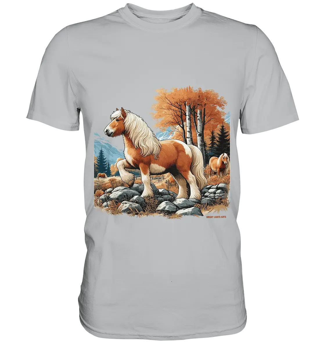 Haflinger - Premium Shirt Bright Lights Arts