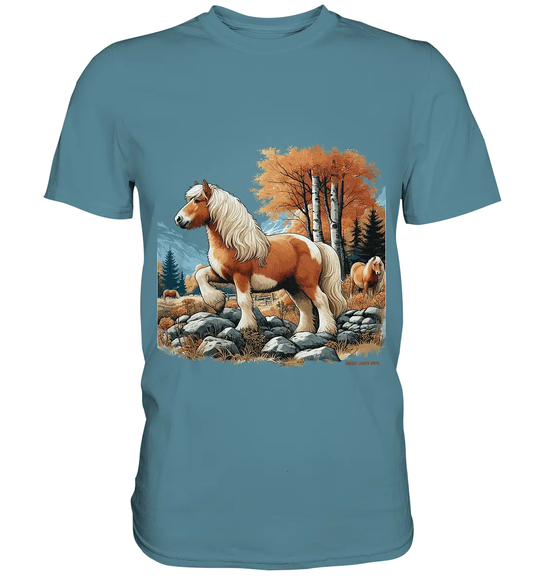 Haflinger - Premium Shirt Bright Lights Arts