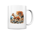 Haflinger - Tasse glossy Bright Lights Arts
