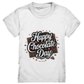 Happy Chocolate Day Festliches Design mit Schokoladenherzen und tafeln - Kids Premium Shirt Bright Lights Arts