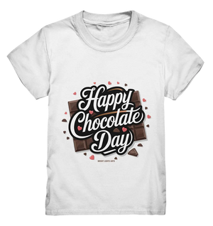 Happy Chocolate Day Festliches Design mit Schokoladenherzen und tafeln - Kids Premium Shirt Bright Lights Arts