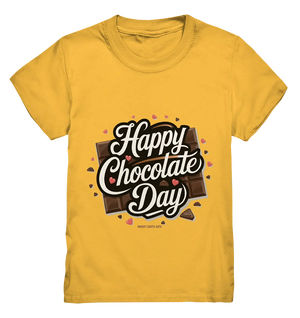 Happy Chocolate Day Festliches Design mit Schokoladenherzen und tafeln - Kids Premium Shirt Bright Lights Arts