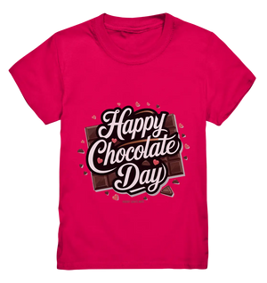 Happy Chocolate Day Festliches Design mit Schokoladenherzen und tafeln - Kids Premium Shirt Bright Lights Arts