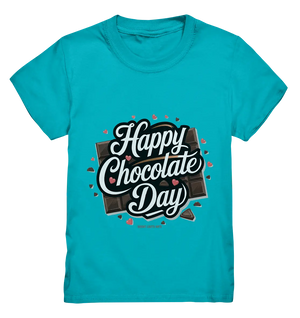 Happy Chocolate Day Festliches Design mit Schokoladenherzen und tafeln - Kids Premium Shirt Bright Lights Arts