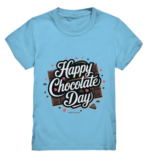 Happy Chocolate Day Festliches Design mit Schokoladenherzen und tafeln - Kids Premium Shirt Bright Lights Arts