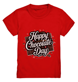 Happy Chocolate Day Festliches Design mit Schokoladenherzen und tafeln - Kids Premium Shirt Bright Lights Arts
