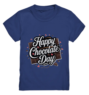 Happy Chocolate Day Festliches Design mit Schokoladenherzen und tafeln - Kids Premium Shirt Bright Lights Arts