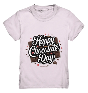 Happy Chocolate Day Festliches Design mit Schokoladenherzen und tafeln - Kids Premium Shirt Bright Lights Arts