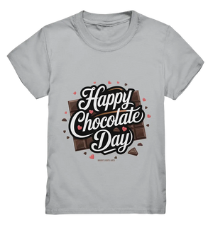 Happy Chocolate Day Festliches Design mit Schokoladenherzen und tafeln - Kids Premium Shirt Bright Lights Arts
