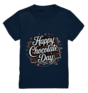 Happy Chocolate Day Festliches Design mit Schokoladenherzen und tafeln - Kids Premium Shirt Bright Lights Arts