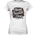 Happy Chocolate Day Festliches Design mit Schokoladenherzen und tafeln - Ladies Premium Shirt Bright Lights Arts