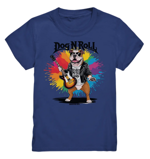 „Heavy Metal Bulldogge“ – Rockig und cool! - Kids Premium Shirt Bright Lights Arts