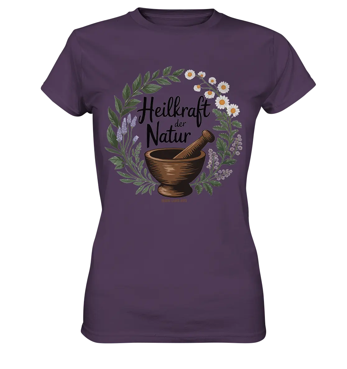 Heilkraft der Natur – Pflanzliches Logo - Ladies Premium Shirt Bright Lights Arts
