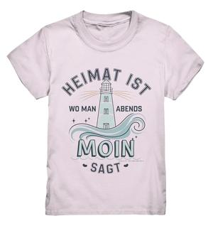 Heimat ist, wo man Moin sagt der Leuchtturm - Kids Premium Shirt Bright Lights Arts