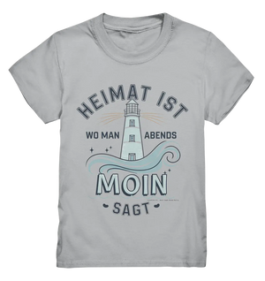 Heimat ist, wo man Moin sagt der Leuchtturm - Kids Premium Shirt Bright Lights Arts
