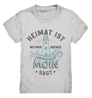 Heimat ist, wo man Moin sagt der Leuchtturm - Kids Premium Shirt Bright Lights Arts