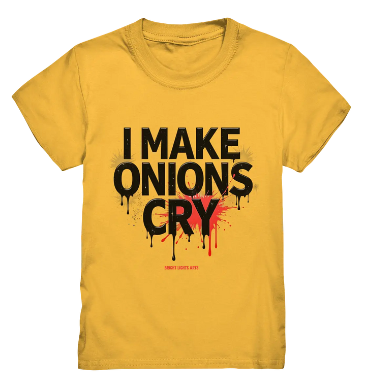 I Make Onions Cry – Lustiges Kochshirt mit frechem Spruch - Kids Premium Shirt Bright Lights Arts