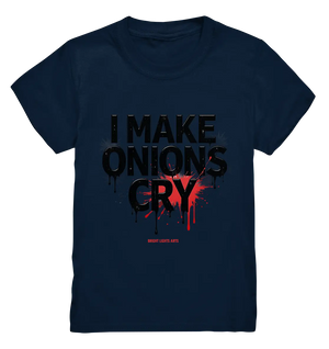 I Make Onions Cry – Lustiges Kochshirt mit frechem Spruch - Kids Premium Shirt Bright Lights Arts