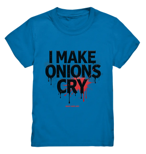 I Make Onions Cry – Lustiges Kochshirt mit frechem Spruch - Kids Premium Shirt Bright Lights Arts
