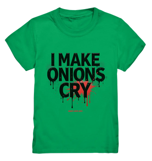 I Make Onions Cry – Lustiges Kochshirt mit frechem Spruch - Kids Premium Shirt Bright Lights Arts