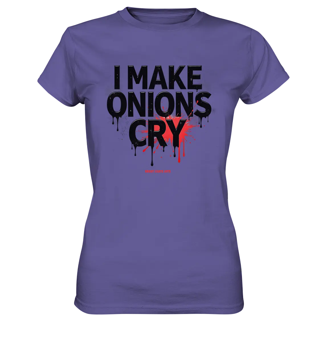 I Make Onions Cry – Lustiges Kochshirt mit frechem Spruch - Ladies Premium Shirt Bright Lights Arts