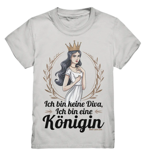 ICH BIN KEINE DIVA ICH BIN EINE KÖNIGIN Majestätisches Design - Kids Premium Shirt Bright Lights Arts