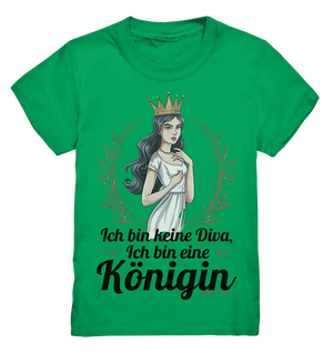 ICH BIN KEINE DIVA ICH BIN EINE KÖNIGIN Majestätisches Design - Kids Premium Shirt Bright Lights Arts