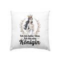 ICH BIN KEINE DIVA ICH BIN EINE KÖNIGIN Majestätisches Design - Kissen 40x40cm Bright Lights Arts