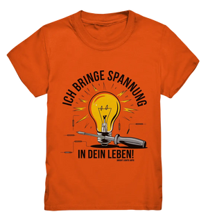ICH BRINGE SPANNUNG IN DEIN LEBEN - Kids Premium Shirt Bright Lights Arts