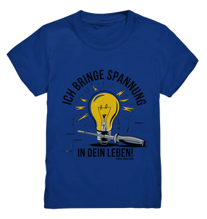 ICH BRINGE SPANNUNG IN DEIN LEBEN - Kids Premium Shirt Bright Lights Arts