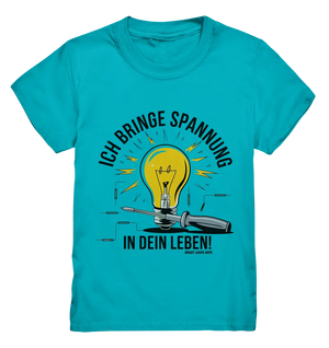 ICH BRINGE SPANNUNG IN DEIN LEBEN - Kids Premium Shirt Bright Lights Arts