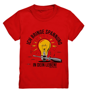 ICH BRINGE SPANNUNG IN DEIN LEBEN - Kids Premium Shirt Bright Lights Arts