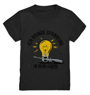 ICH BRINGE SPANNUNG IN DEIN LEBEN - Kids Premium Shirt Bright Lights Arts