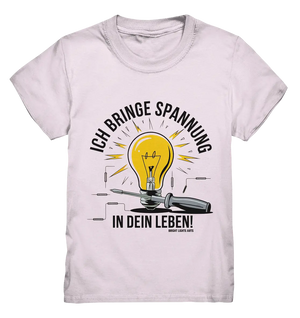ICH BRINGE SPANNUNG IN DEIN LEBEN - Kids Premium Shirt Bright Lights Arts