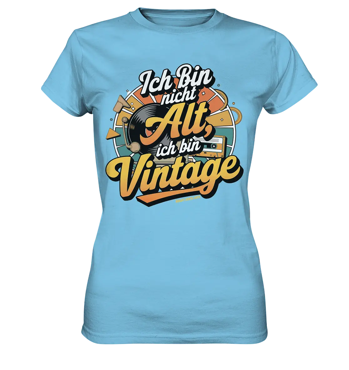 Ich bin nicht Alt, ich bin Vintage – Retro-Statement - Ladies Premium Shirt Bright Lights Arts