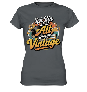 Ich bin nicht Alt, ich bin Vintage – Retro-Statement - Ladies Premium Shirt Bright Lights Arts