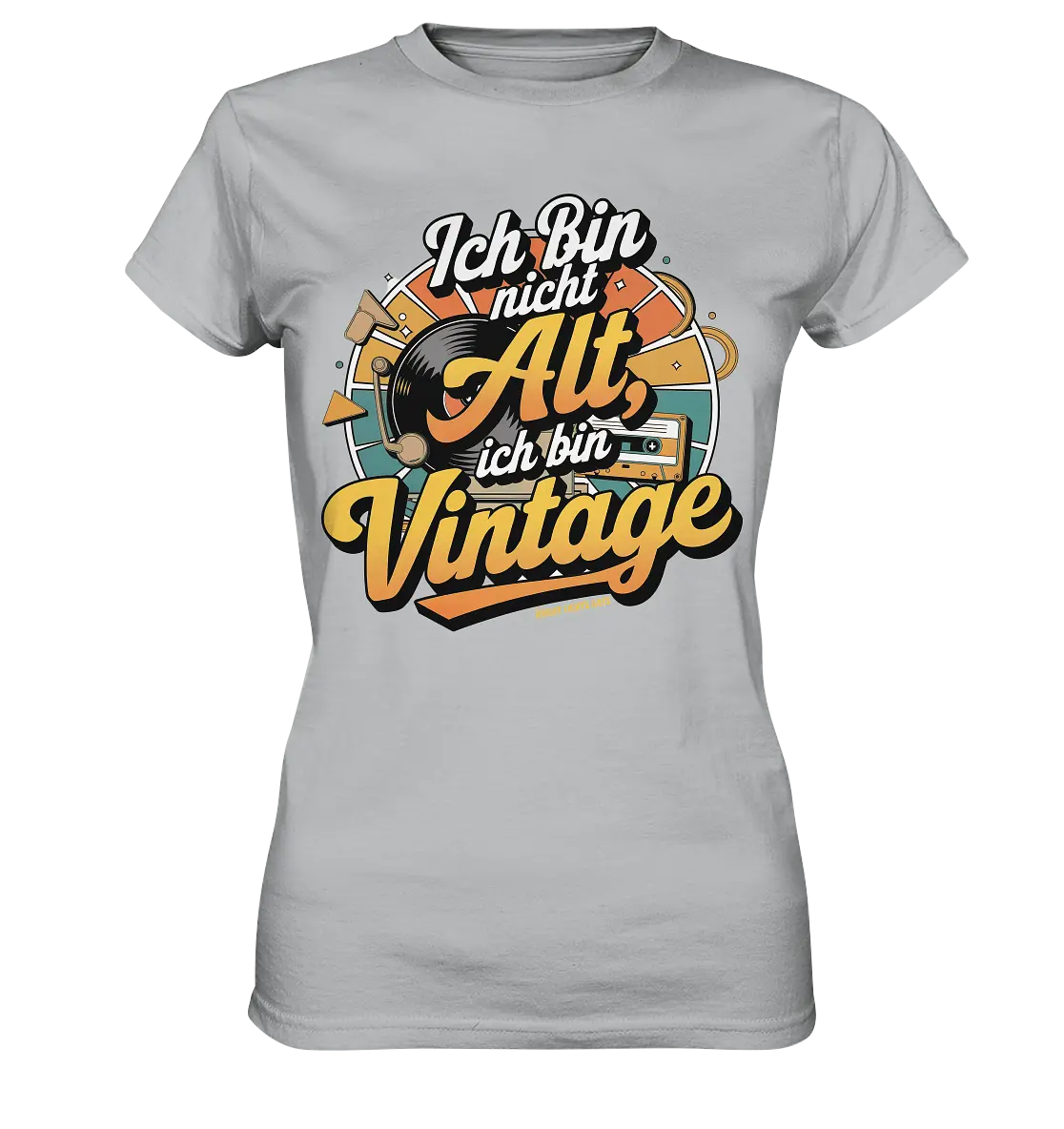 Ich bin nicht Alt, ich bin Vintage – Retro-Statement - Ladies Premium Shirt Bright Lights Arts