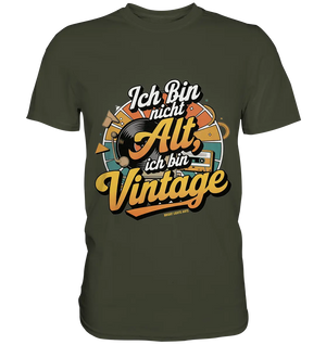 Ich bin nicht Alt, ich bin Vintage – Retro-Statement - Premium Shirt Bright Lights Arts